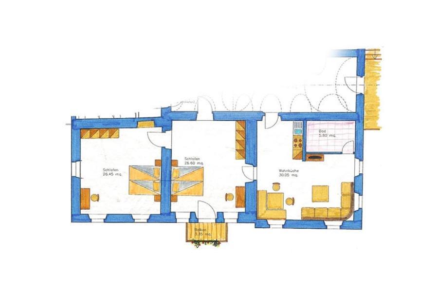 Appartement Pichler Toblach Exterior foto